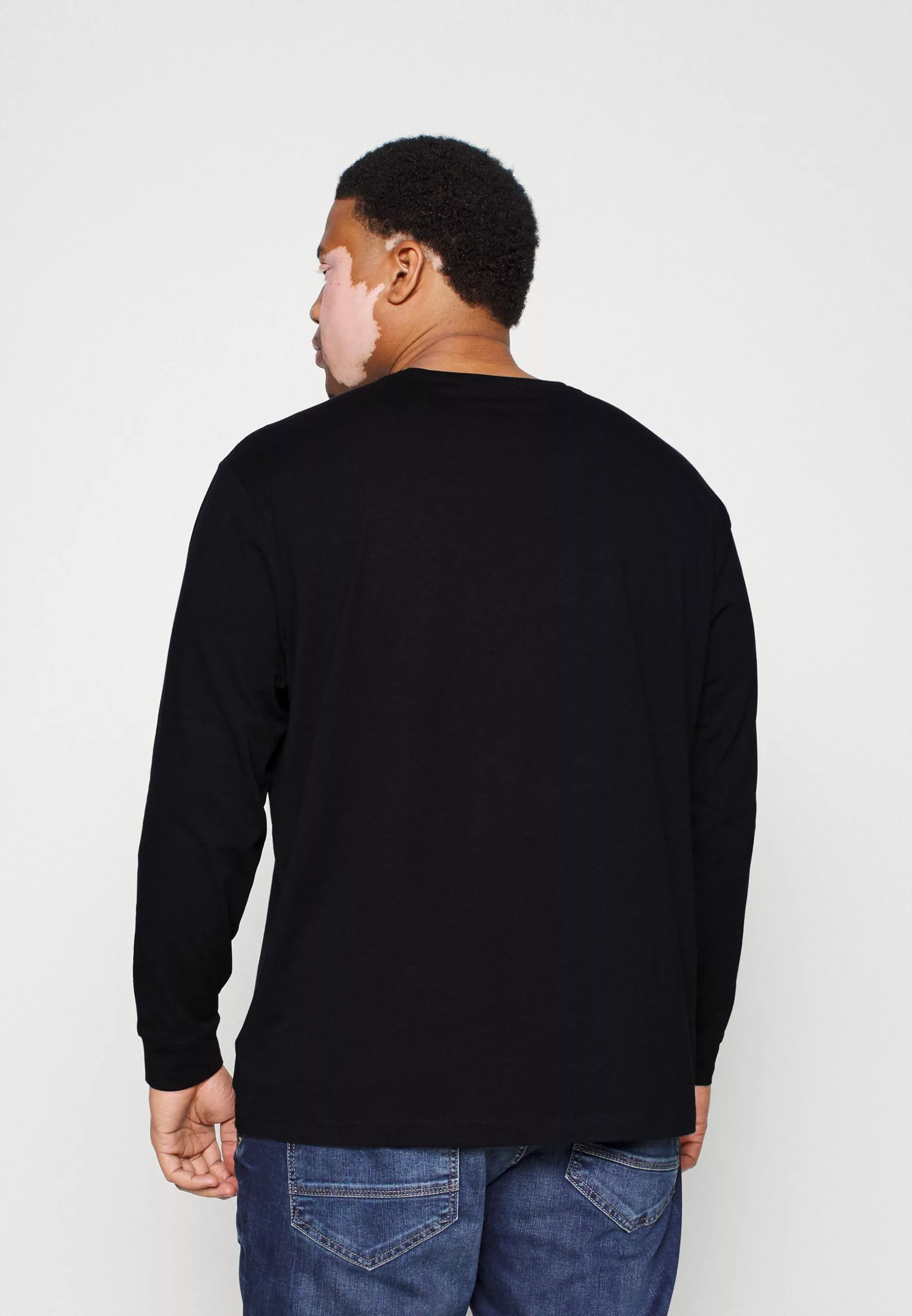 SikSilk Extended Gym Tee - Longsleeve - Black 5 SikSilk Extended Gym Tee - Longsleeve - Black - Afbeelding 3