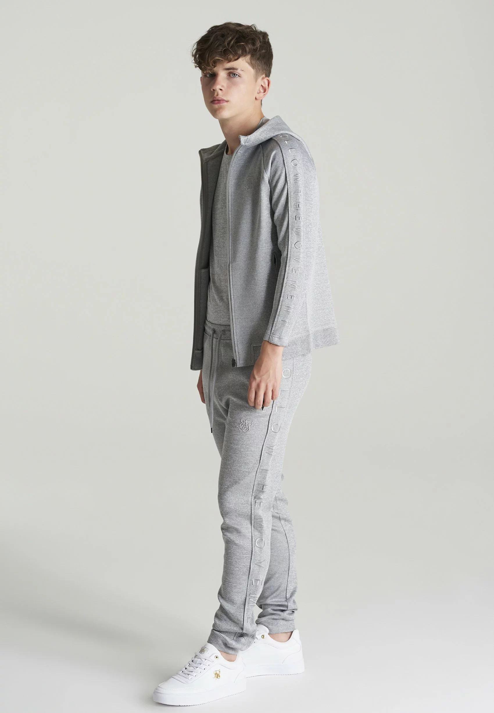 SikSilk Sweater Met Rits - Grey Marl 7 SikSilk Sweater Met Rits - Grey Marl - Afbeelding 5