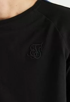 SikSilk Iridescent Raglan - T-Shirt Print - Black -Outlet SikSilk Winkel 35cd51015f3c46c49a97bdd7229edb59