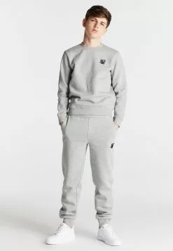 SikSilk Cuffed - Shorts - Grey Marl