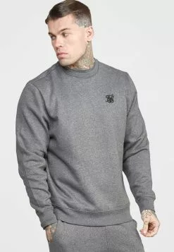 SikSilk Core- Sweater - Dark Grey Mrl