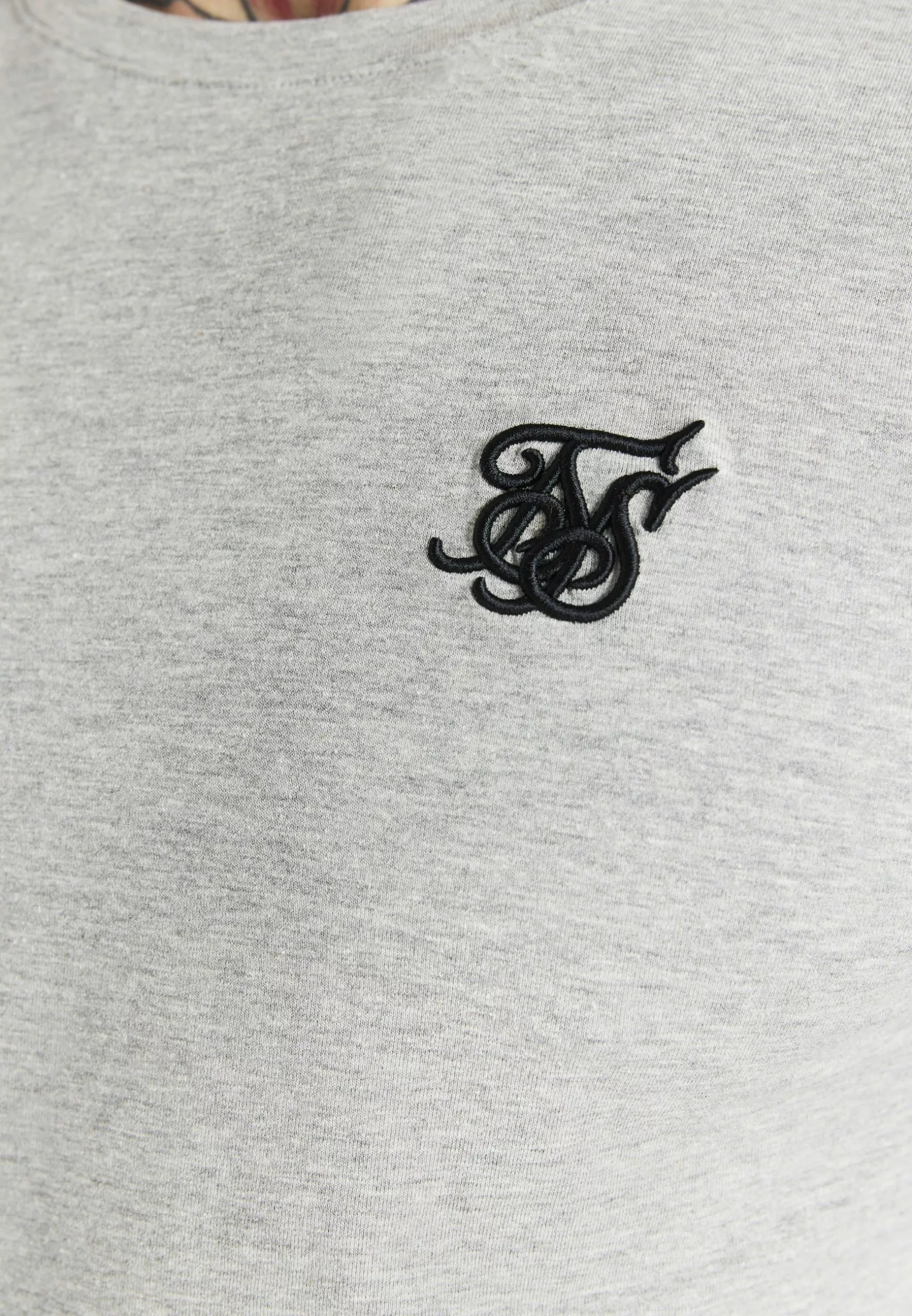 SikSilk Gym Tee - Longsleeve - Grey Marl 7 SikSilk Gym Tee - Longsleeve - Grey Marl - Afbeelding 5