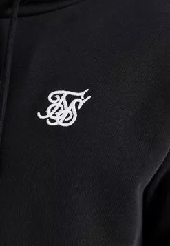 SikSilk Extended Core Overhead Hoodie - Sweater - Black -Outlet SikSilk Winkel 38e4faf125bb489b86c1ad46cee2fb19