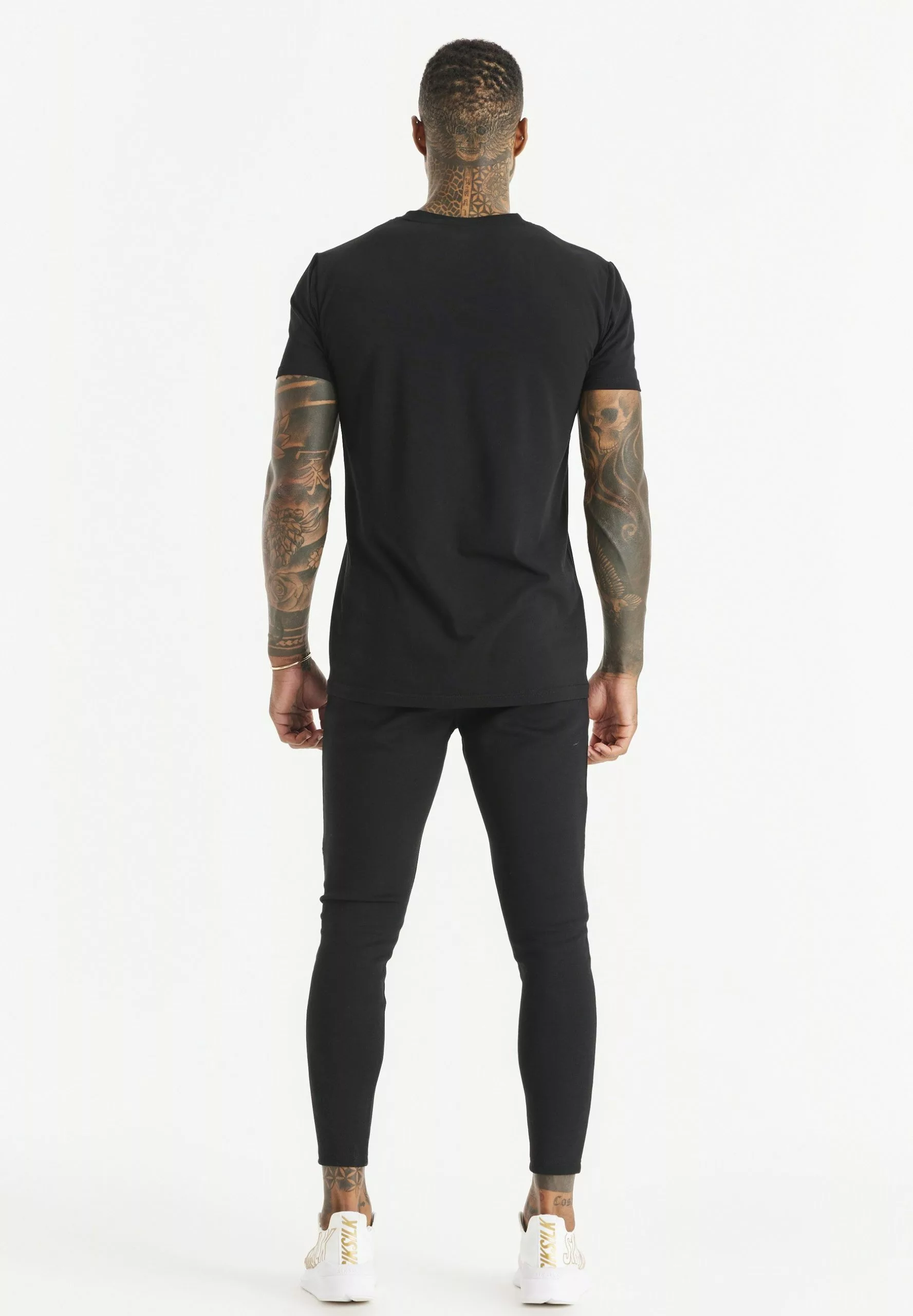 SikSilk T-Shirt Print - Black 5 SikSilk T-Shirt Print - Black - Afbeelding 3