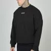 SikSilk Script Logo Oversized - Sweater - Black