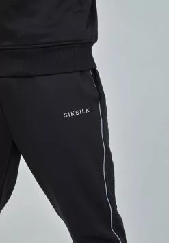 SikSilk Panelled- Trainingsbroek - Black -Outlet SikSilk Winkel 3d1ad0325202468eb225c155894c902f