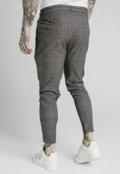SikSilk Smart Jogger Pant - Broek - Beige Dogtooth -Outlet SikSilk Winkel 3f1ba90f865e456baf588c178396b56f