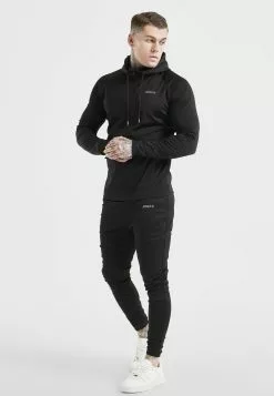 SikSilk Zonal- Sweater Met Rits - Black -Outlet SikSilk Winkel 3f52a72dbdb841af92f896ab1490e670