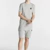 SikSilk Short Sleeve Tee - T-Shirt Basic - Grey Marl -Outlet SikSilk Winkel 41b741fb7f5e4c4cbffb39f2fd678c3a