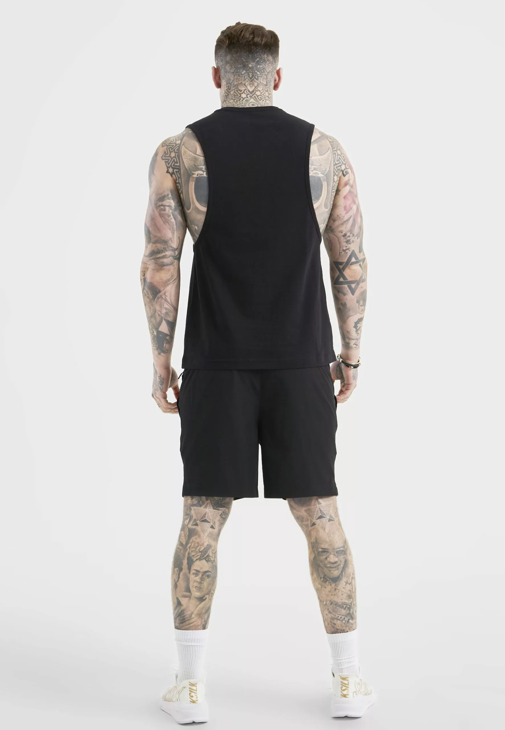 SikSilk Tank - Top - Black 5 SikSilk Tank - Top - Black - Afbeelding 3