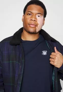 SikSilk Extended Gym Tee - T-Shirt Basic - Navy 11 SikSilk Extended Gym Tee - T-Shirt Basic - Navy -Outlet SikSilk Winkel 437419dca99e4c898b6ace8d14b6d5a9