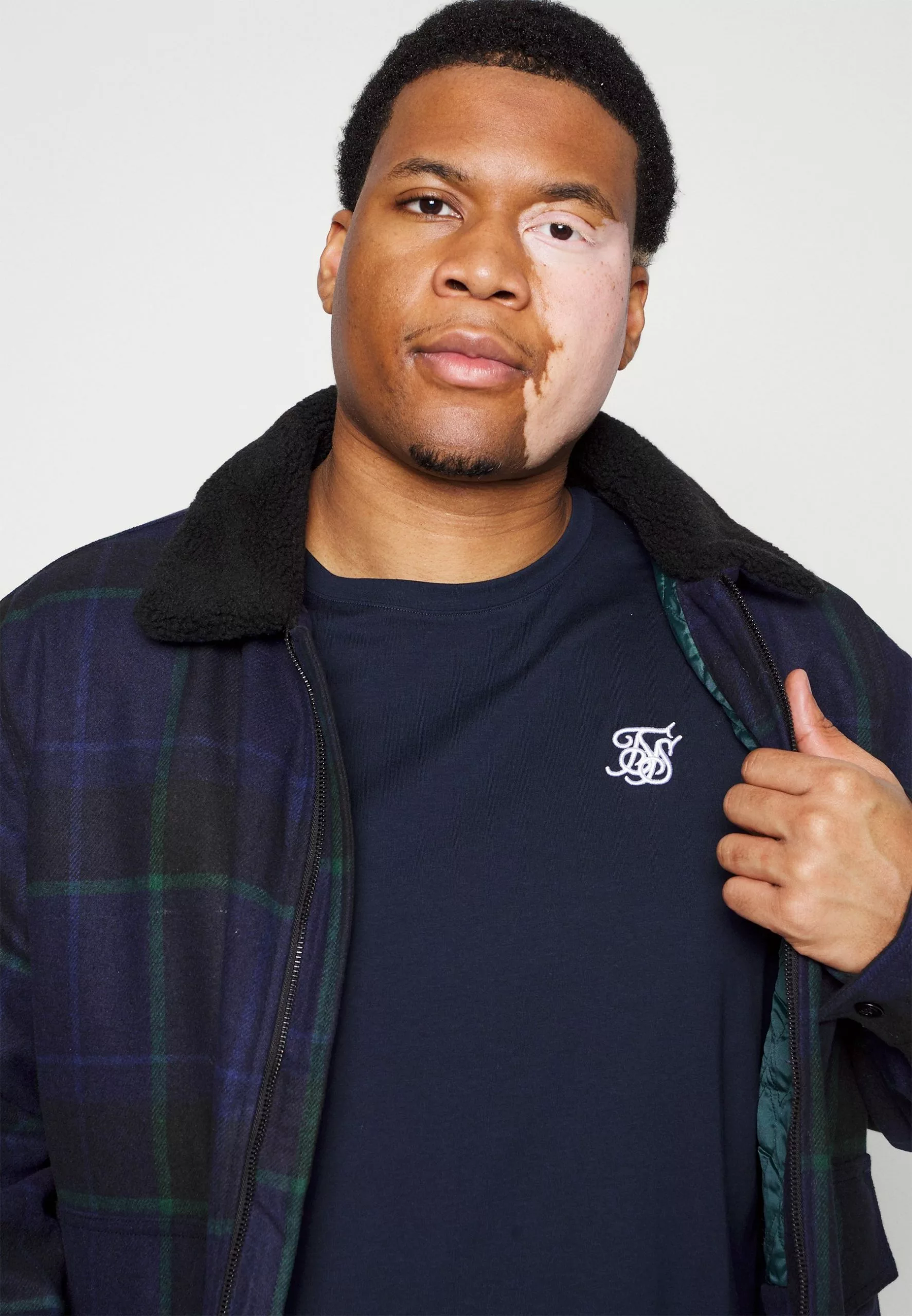 SikSilk Extended Gym Tee - T-Shirt Basic - Navy 6 SikSilk Extended Gym Tee - T-Shirt Basic - Navy - Afbeelding 4