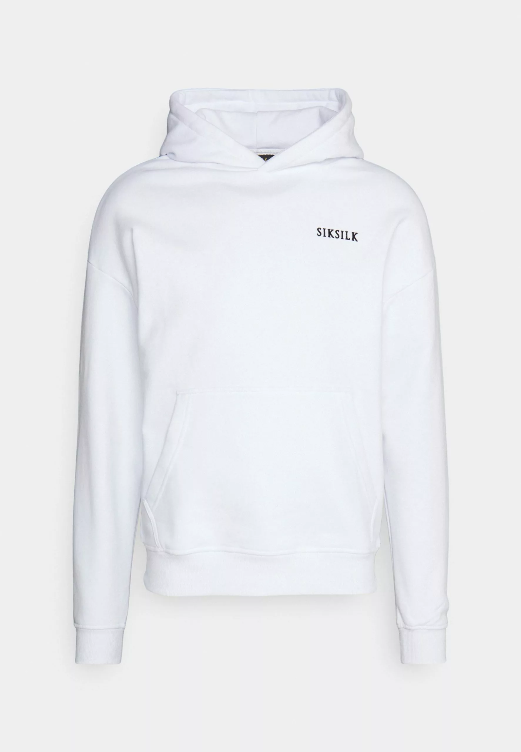 SikSilk Rhinestone Logo Oversized Hoodie - Hoodie - White 8 SikSilk Rhinestone Logo Oversized Hoodie - Hoodie - White - Afbeelding 6