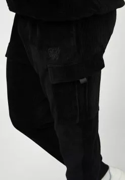 SikSilk Corduroy Cargo Jogger - Trainingsbroek - Black -Outlet SikSilk Winkel 44e6949d7e8c49a8ba83d78e8e3cd453