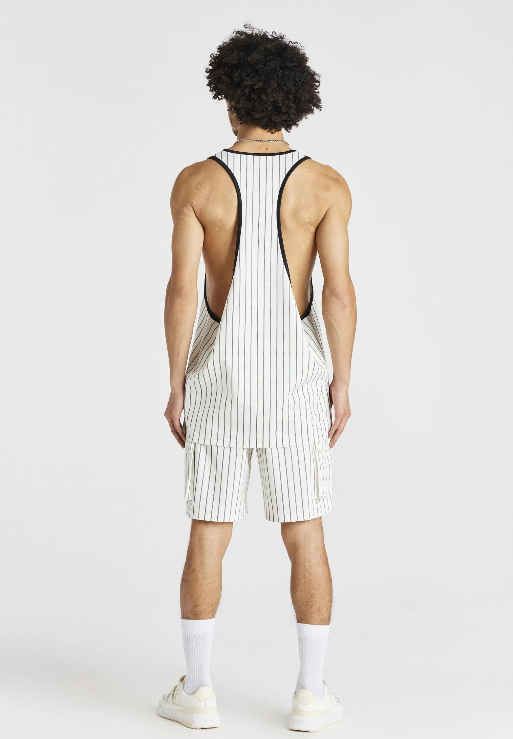 SikSilk Anniversary Racer- Top - Ecru 5 SikSilk Anniversary Racer- Top - Ecru - Afbeelding 3