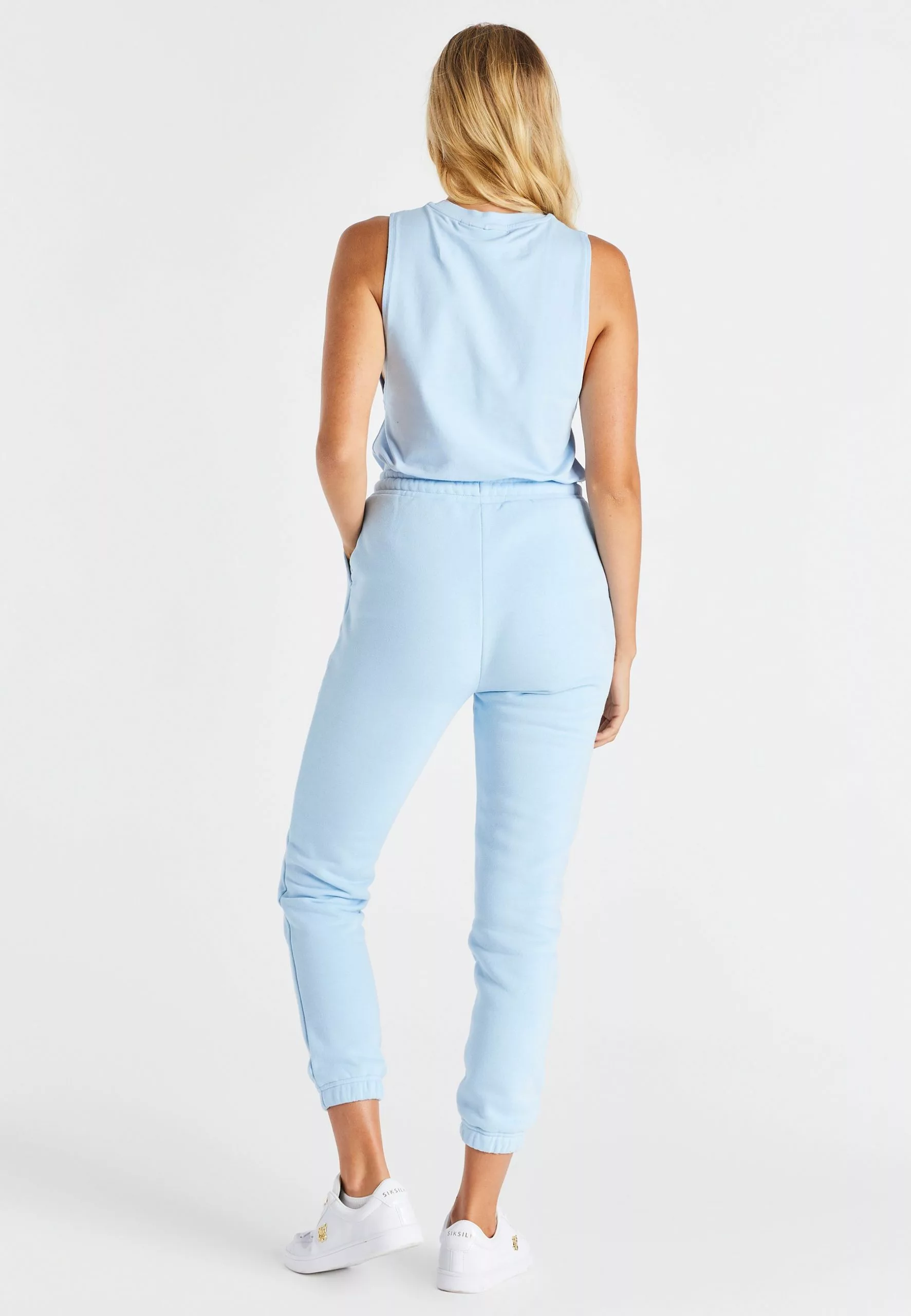 SikSilk Sleeveless- Top - Blue 4 SikSilk Sleeveless- Top - Blue - Afbeelding 3