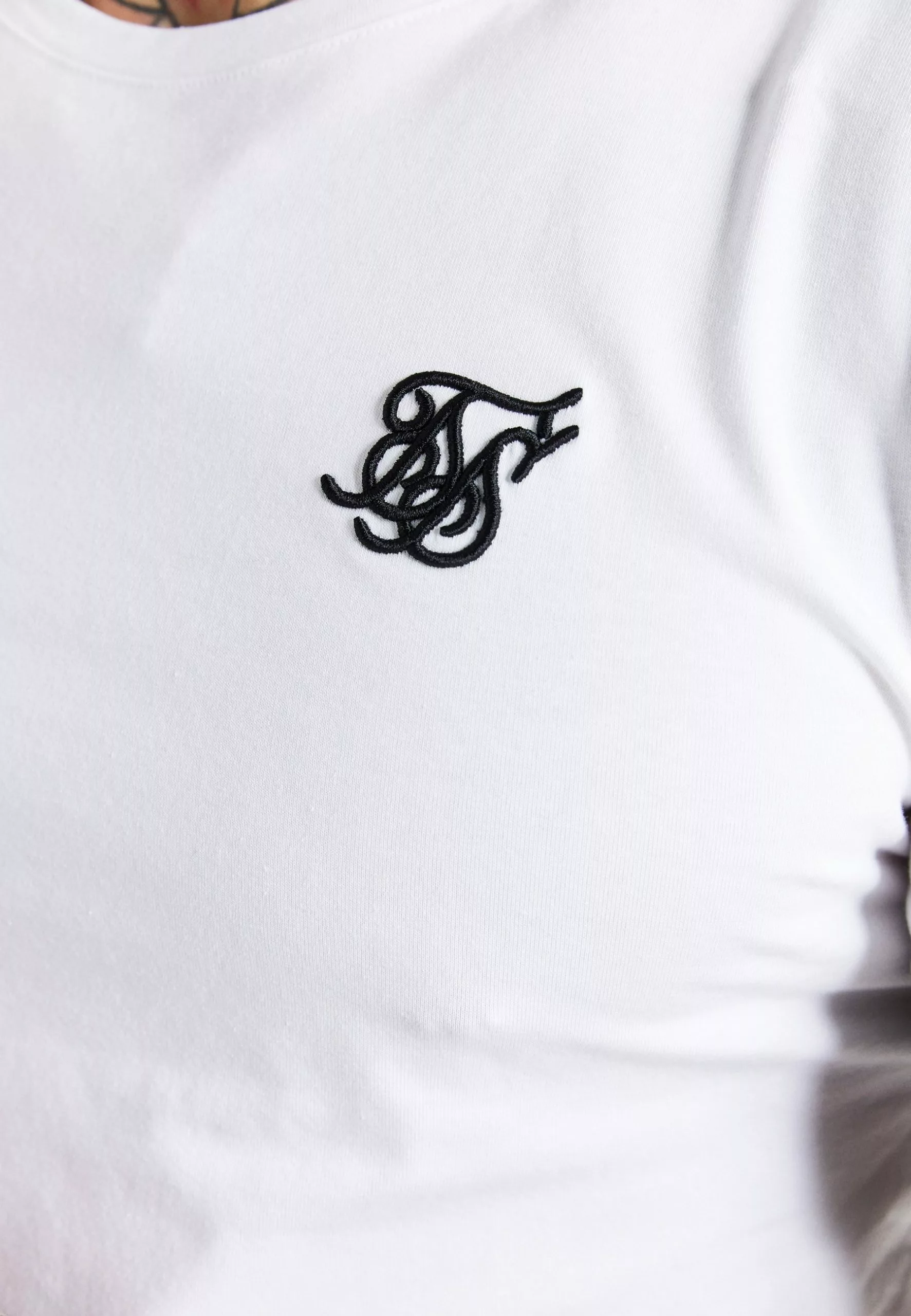 SikSilk Gym Tee - T-Shirt Basic - White 7 SikSilk Gym Tee - T-Shirt Basic - White - Afbeelding 5
