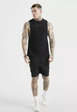SikSilk Tank - Top - Black