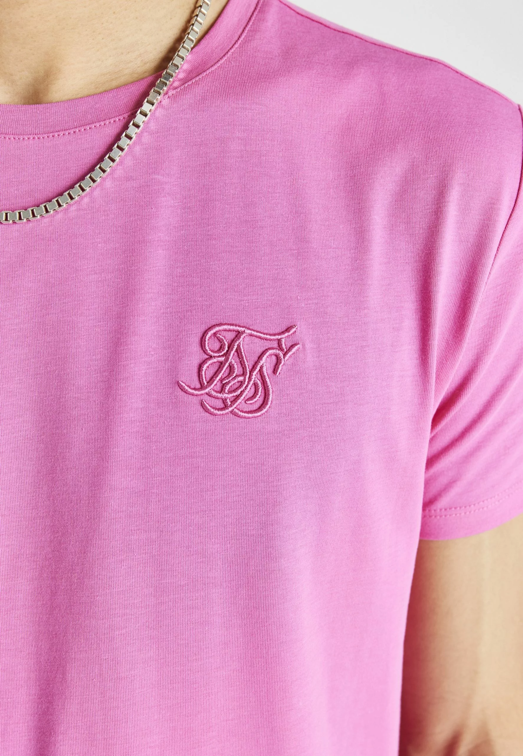 SikSilk Essential - T-Shirt Print - Pink 7 SikSilk Essential - T-Shirt Print - Pink - Afbeelding 5