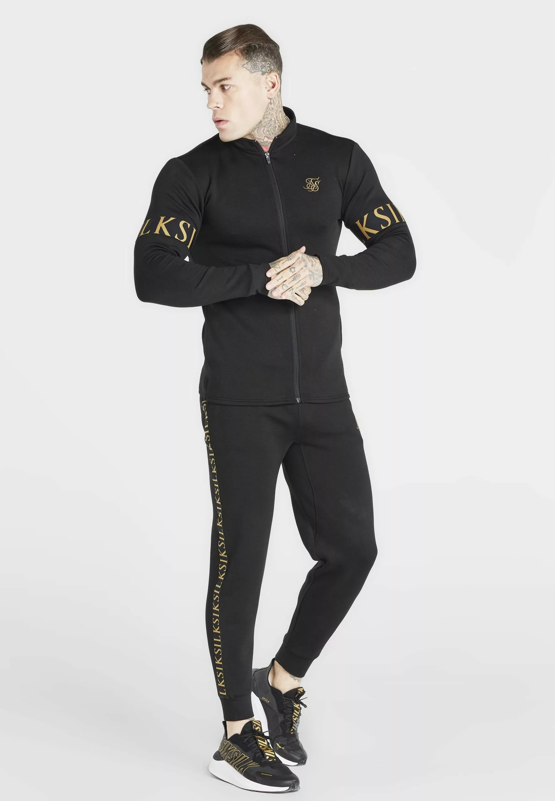 SikSilk Dynamic - Sweater Met Rits - Black 6 SikSilk Dynamic - Sweater Met Rits - Black - Afbeelding 4
