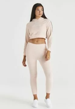 SikSilk Signature Cropped - Hoodie - Pink