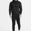 SikSilk Panelled Joggers - Trainingsbroek - Black -Outlet SikSilk Winkel 4fa6260736d64bbfa5f25841ee1f3b57
