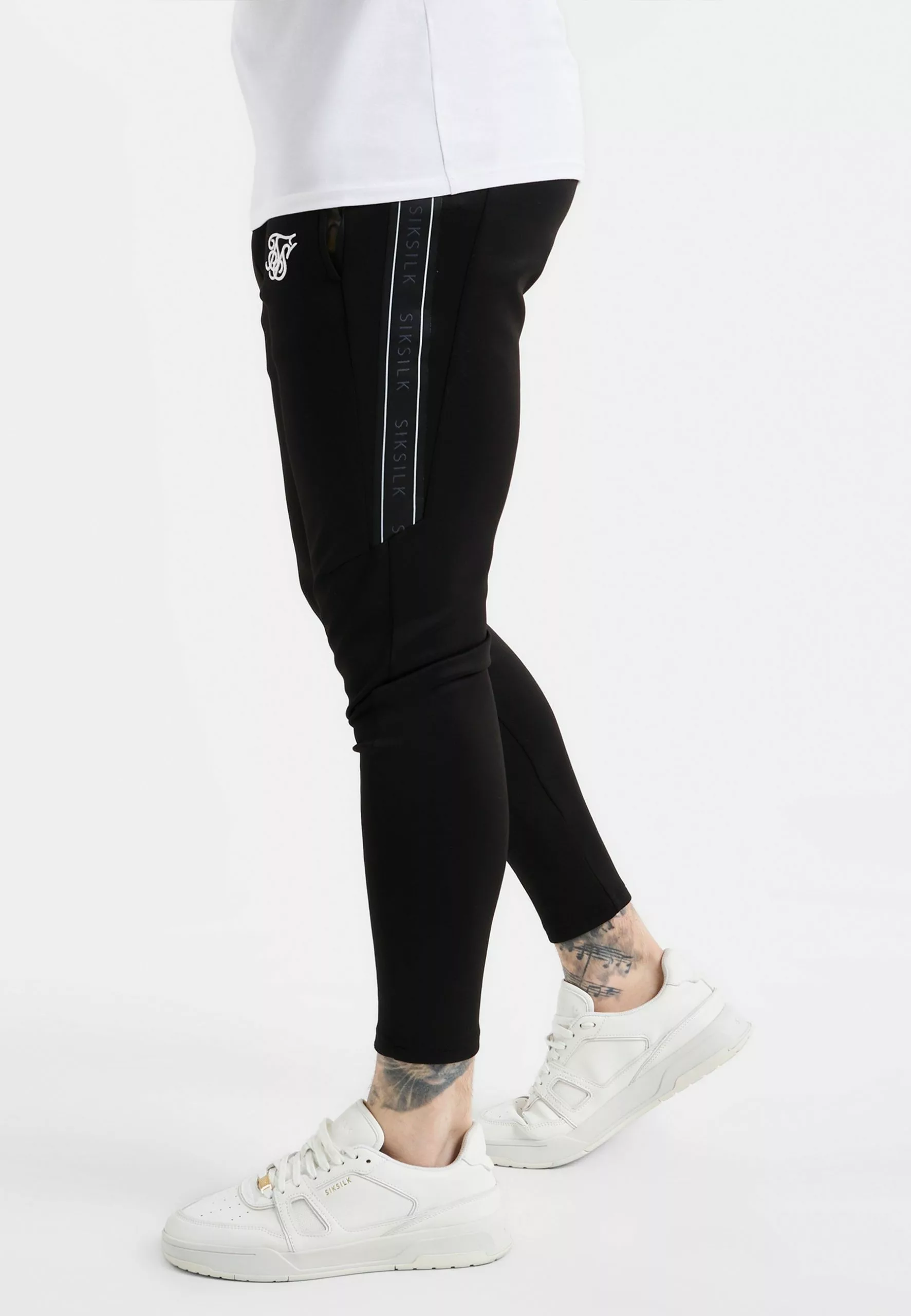 SikSilk Taped- Trainingsbroek - Black 7 SikSilk Taped- Trainingsbroek - Black - Afbeelding 5