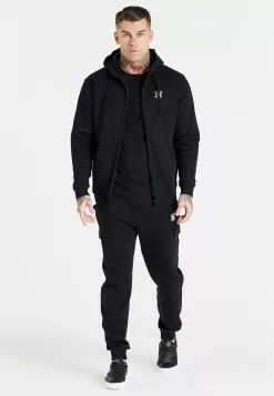 SikSilk Essential Funnel Hoodie - Sweater Met Rits - Black 8 SikSilk Essential Funnel Hoodie - Sweater Met Rits - Black -Outlet SikSilk Winkel 50c0ca89758b4bb4888a632c70bdeefe