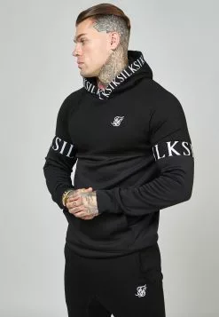 SikSilk Dynamic Overhead Hoodie - Hoodie - Black 11 SikSilk Dynamic Overhead Hoodie - Hoodie - Black -Outlet SikSilk Winkel 55b4f77fb9274e4495c36a271fc01e23