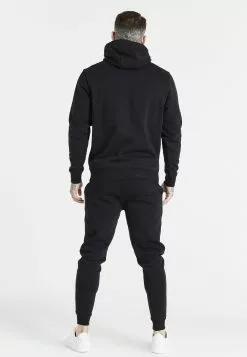 SikSilk Extended Core Overhead Hoodie - Sweater - Black -Outlet SikSilk Winkel 565bf89765f6457c89c477a2675ae34c