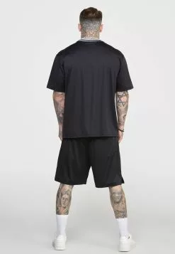 SikSilk Mesh Drop - T-Shirt Print - Black 9 SikSilk Mesh Drop - T-Shirt Print - Black -Outlet SikSilk Winkel 56e5116c5e3d4fd0a72ba99ce3952f82