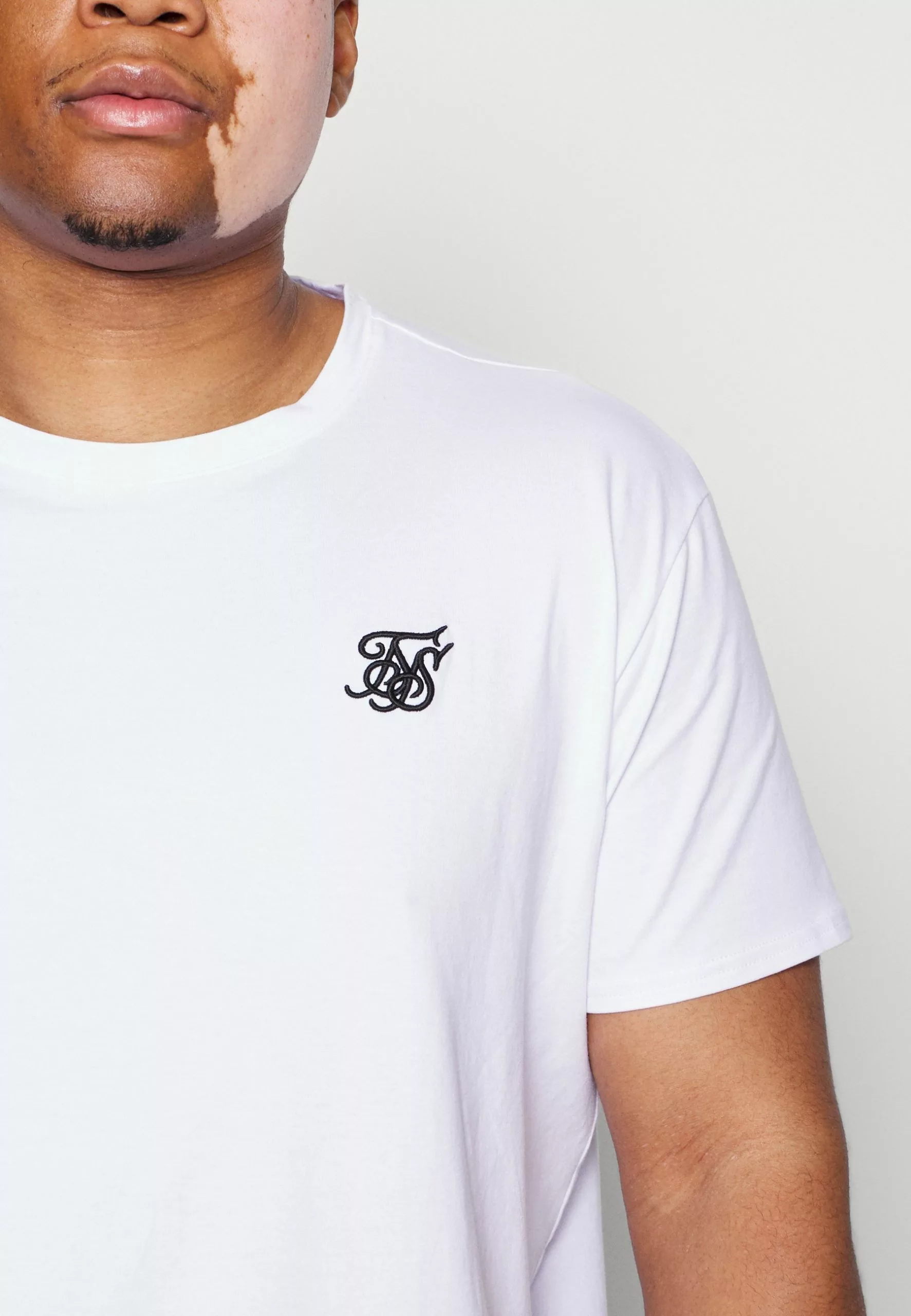 SikSilk Extended Gym Tee - T-Shirt Basic - White 8 SikSilk Extended Gym Tee - T-Shirt Basic - White - Afbeelding 6
