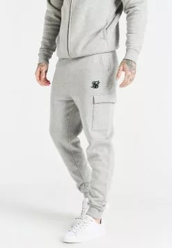 SikSilk Cargobroek - Grey Marl