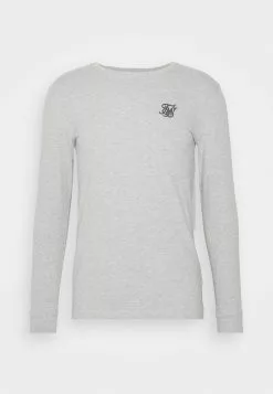 SikSilk Gym Tee - Longsleeve - Grey Marl 10 SikSilk Gym Tee - Longsleeve - Grey Marl -Outlet SikSilk Winkel 5973b14b5e0d46c89fbe61f303fb45bd