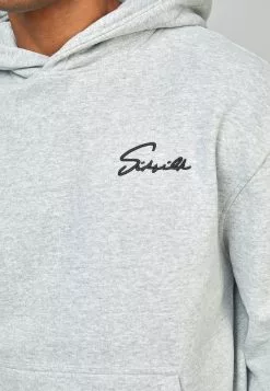 SikSilk Script Embroidery- Hoodie - Grey Marl 10 SikSilk Script Embroidery- Hoodie - Grey Marl -Outlet SikSilk Winkel 5b75a3b19add468cb15ccf9258182333