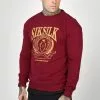 SikSilk Crest Logo - Sweater - Burgundy