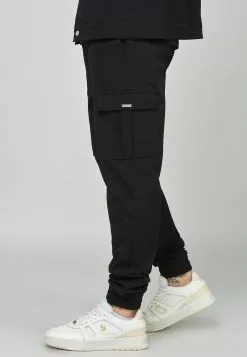 SikSilk UtilityJogger - Cargobroek - Black 12 SikSilk UtilityJogger - Cargobroek - Black -Outlet SikSilk Winkel 5e53a3527441481f9e384659940acad7