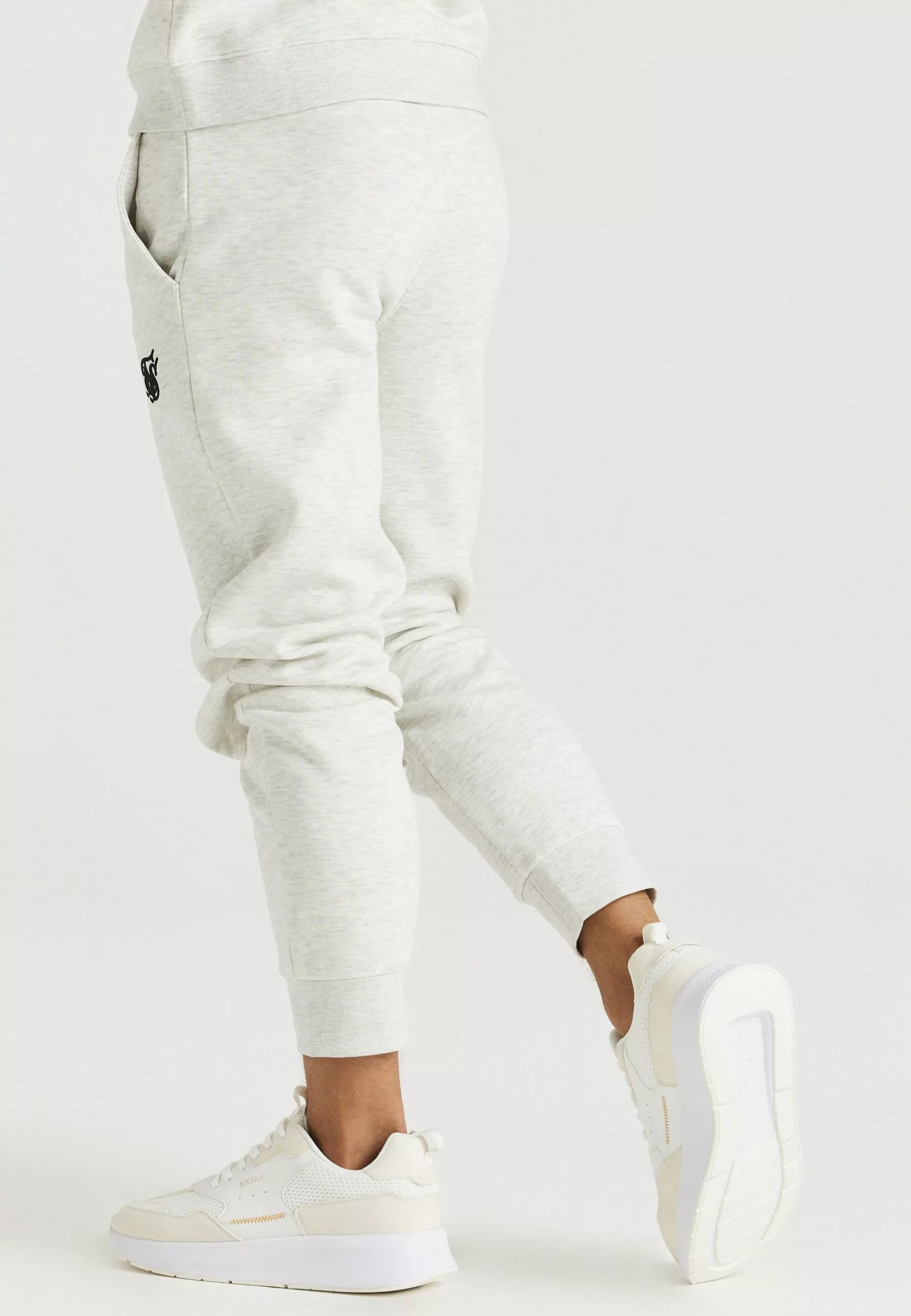 SikSilk Trainingsbroek - Snow Marl 7 SikSilk Trainingsbroek - Snow Marl - Afbeelding 5