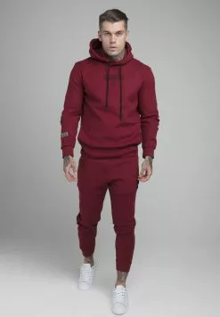 SikSilk Hoodie - Burgundy -Outlet SikSilk Winkel 66292a997fbf43848007a5b5acd0ed26