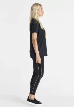 SikSilk T-Shirt Print - Black -Outlet SikSilk Winkel 6742aba2a1ce48af9fdbf7b9de9393c4