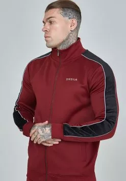 SikSilk Sweater Met Rits - Burgundy -Outlet SikSilk Winkel 69c15674ca31421fad166aaa893af17c