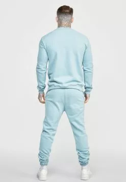 SikSilk Script Embroidery- Sweater - Blue 9 SikSilk Script Embroidery- Sweater - Blue -Outlet SikSilk Winkel 6a197f1663e34c1ca4b1dd9759ff02a6