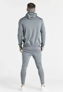 SikSilk Sweater Met Rits - Steel Grey -Outlet SikSilk Winkel 6a498d9af6894df0b6d227ba332a858b