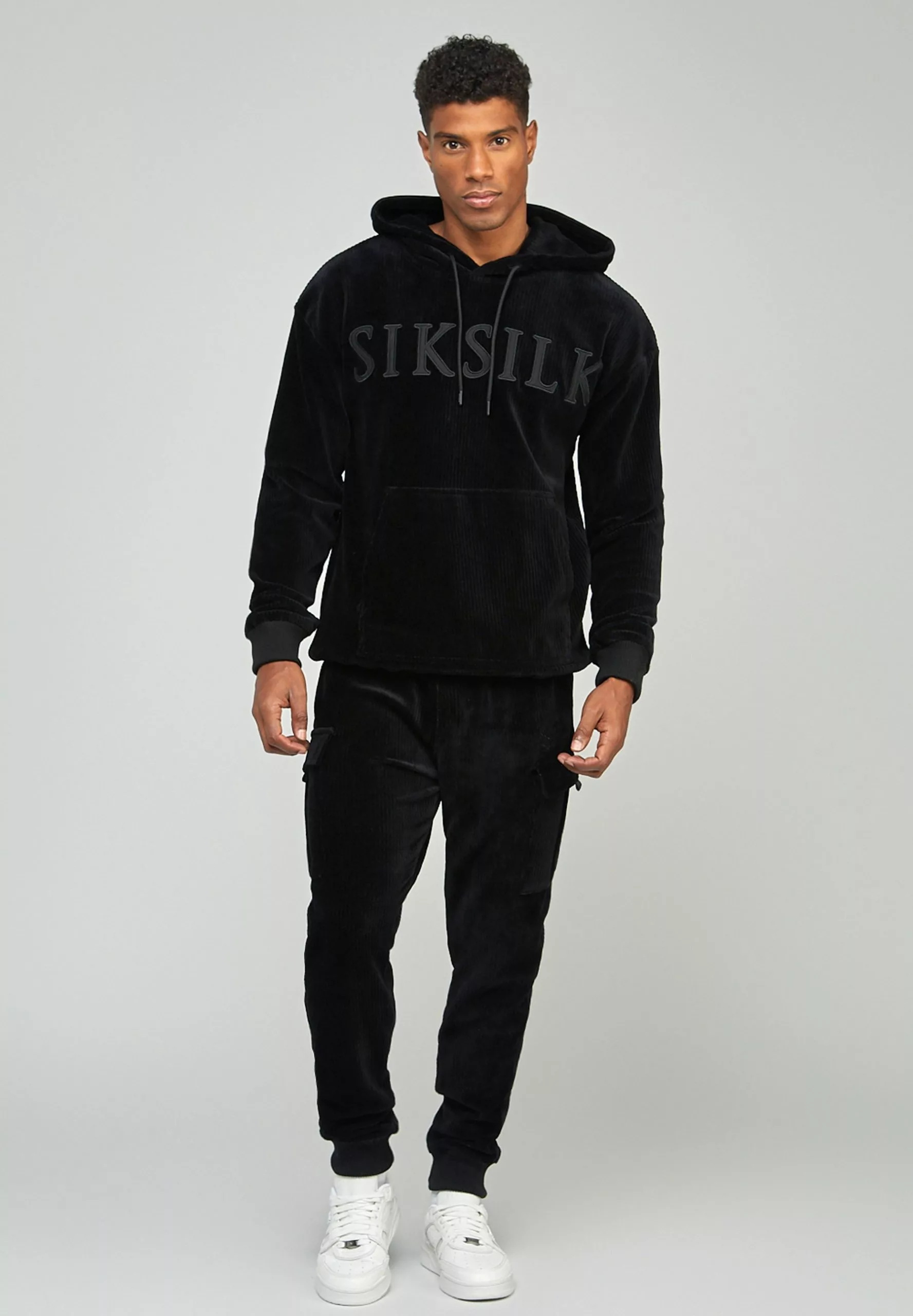 SikSilk Applique - Hoodie - Black 4 SikSilk Applique - Hoodie - Black - Afbeelding 2