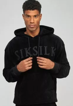 SikSilk Applique - Hoodie - Black 11 SikSilk Applique - Hoodie - Black -Outlet SikSilk Winkel 6e0fd45f434d4c9c94513b078d6ef1aa