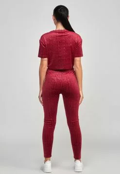 SikSilk Velour Crop - T-Shirt Print - Red 9 SikSilk Velour Crop - T-Shirt Print - Red -Outlet SikSilk Winkel 6e426e078be24acc8d71aad6805f83d0
