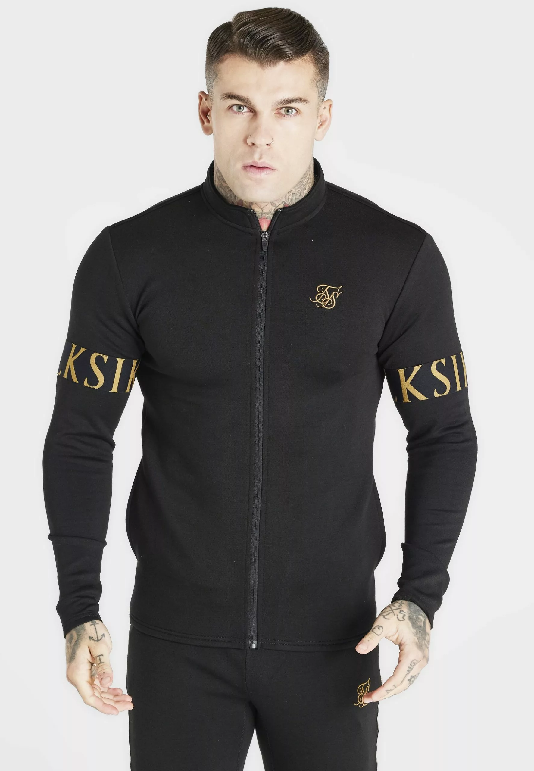 SikSilk Dynamic - Sweater Met Rits - Black 3 SikSilk Dynamic - Sweater Met Rits - Black