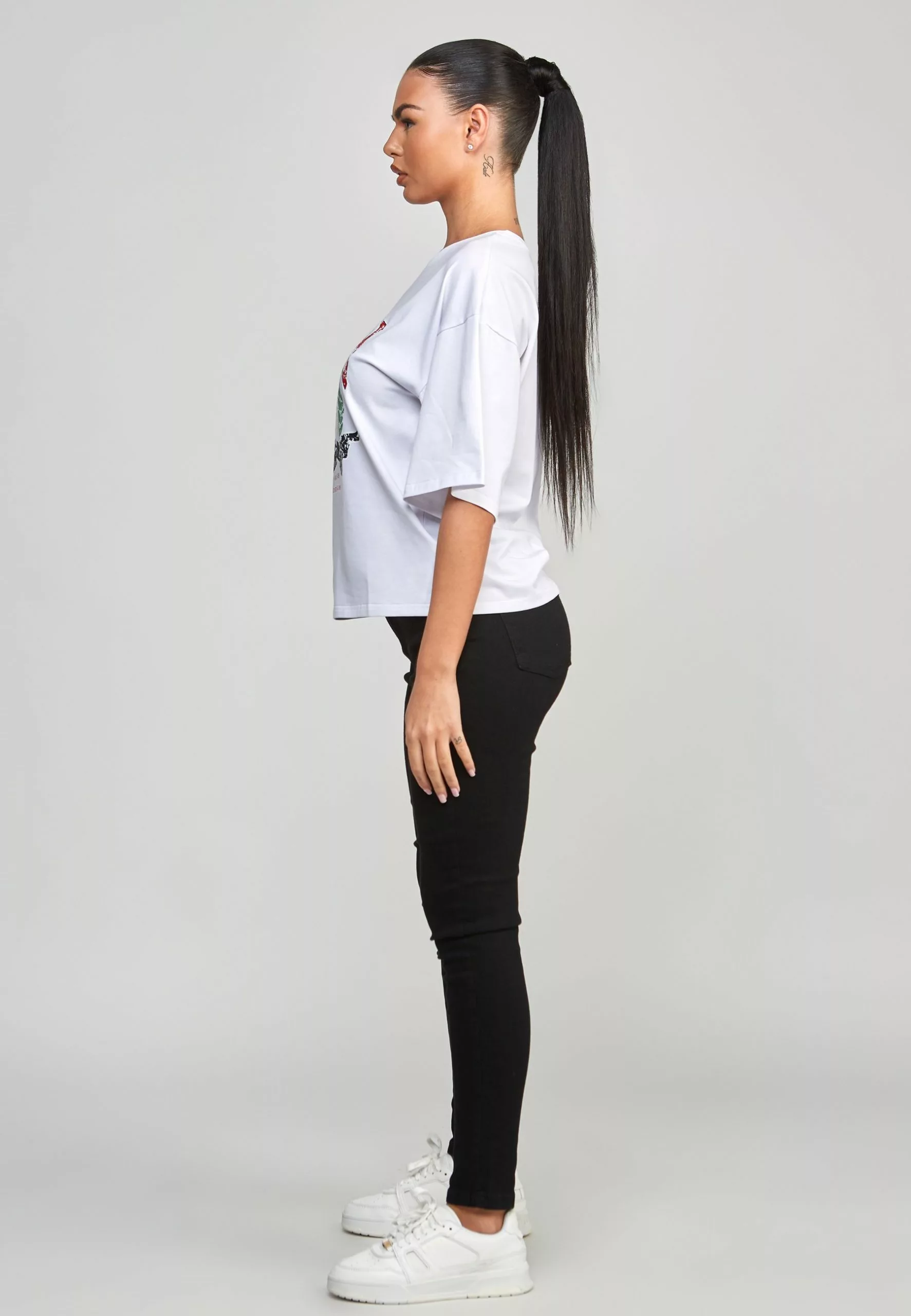 SikSilk T-Shirt Print - White 6 SikSilk T-Shirt Print - White - Afbeelding 4