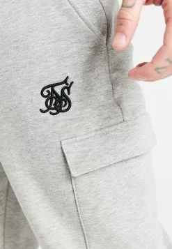 SikSilk Cargobroek - Grey Marl -Outlet SikSilk Winkel 71d37ec348bb4216bf090cf4495f734c