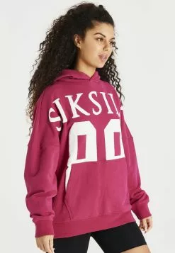 SikSilk Overhead- Hoodie - Pink -Outlet SikSilk Winkel 72c38446e0a646bf809a607ecd46267e